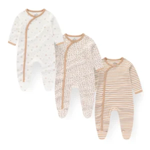 3 Pcs Autumn Winter Long Sleeve Rompers